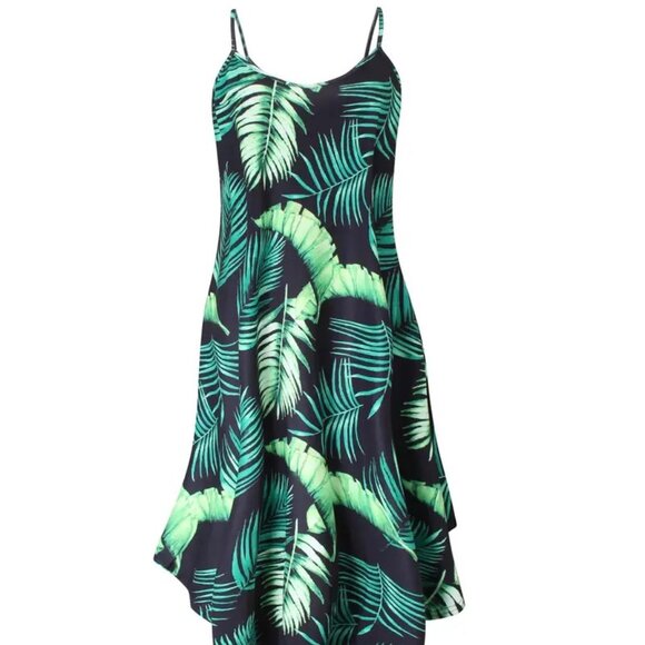 Women Plus Size Tropical Beach Summer Trendy Vacation Holiday Maxi Dress 18W-20W - Picture 4 of 9